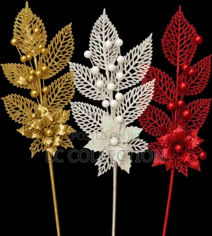 Gi*Glitter Christmas Floral Picks