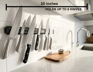 Space-Saving Steel Design 20 Inch Magnetic Knifes Holder