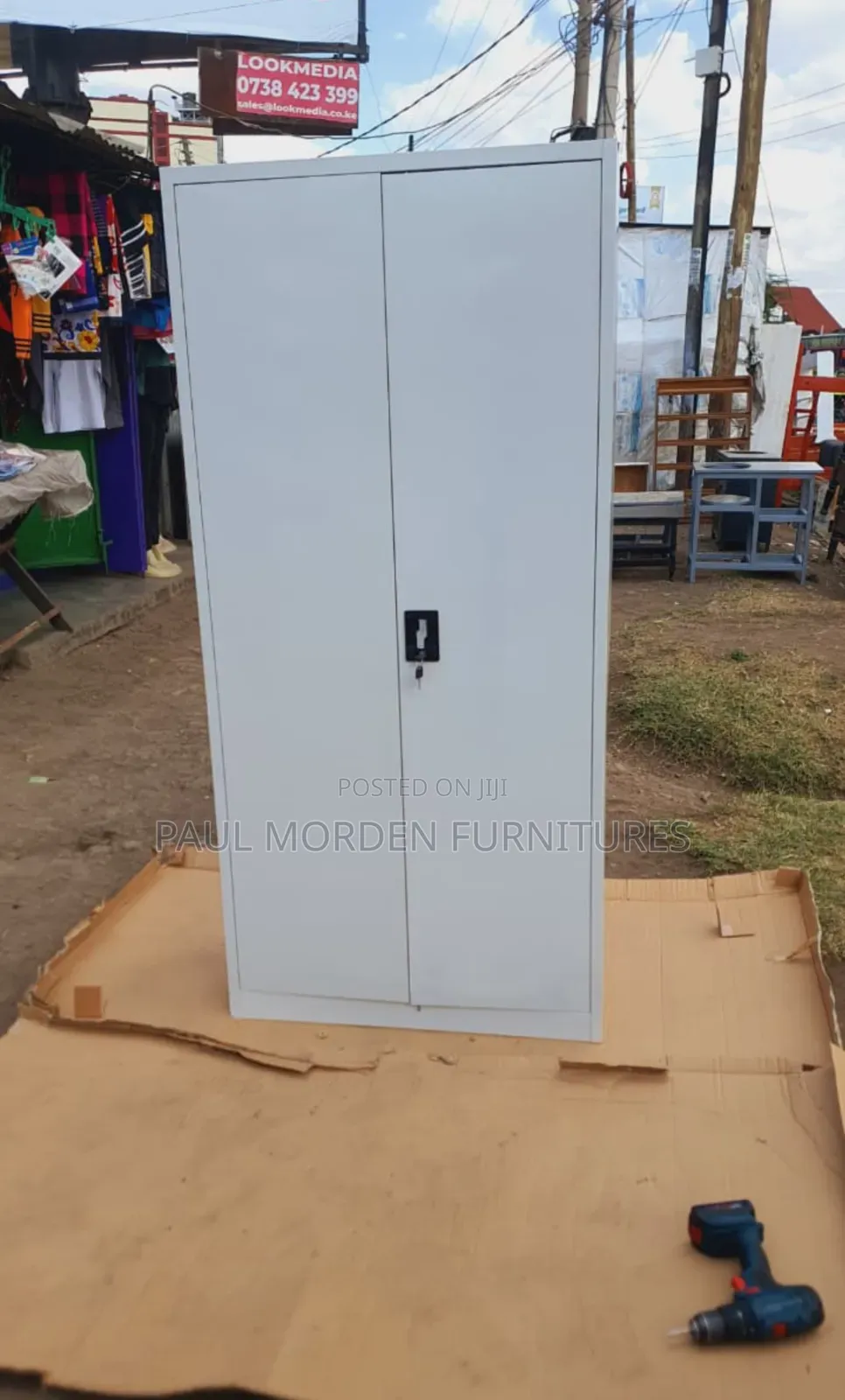 Durable Steel Cabinet With Lock