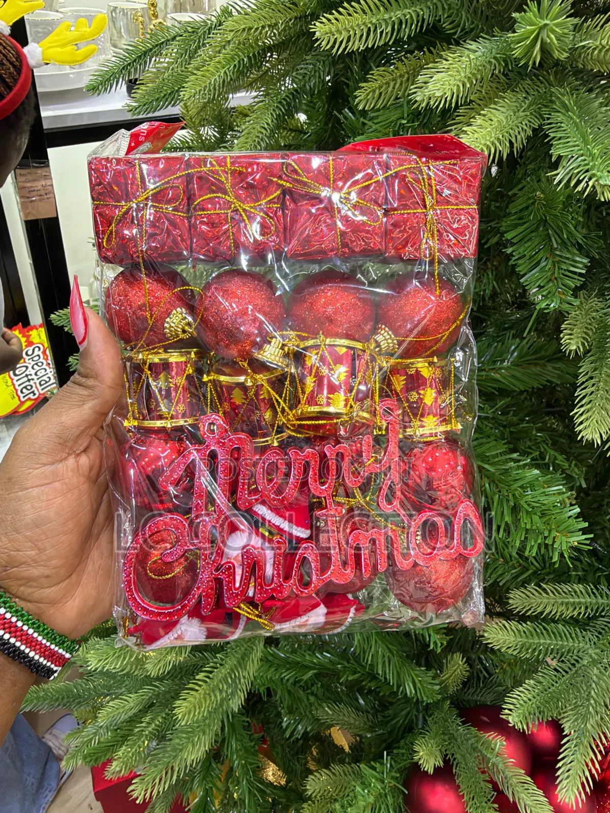 Christmas Tree Deco/Bells &Balls Each Set At