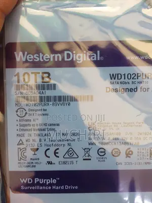Western Digital 10TB Video Surveillance Storage