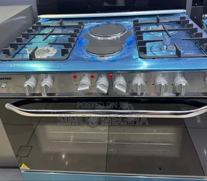 60*90 Hisense 4+2 Standing Cooker With Electric Oven and Wok Burner