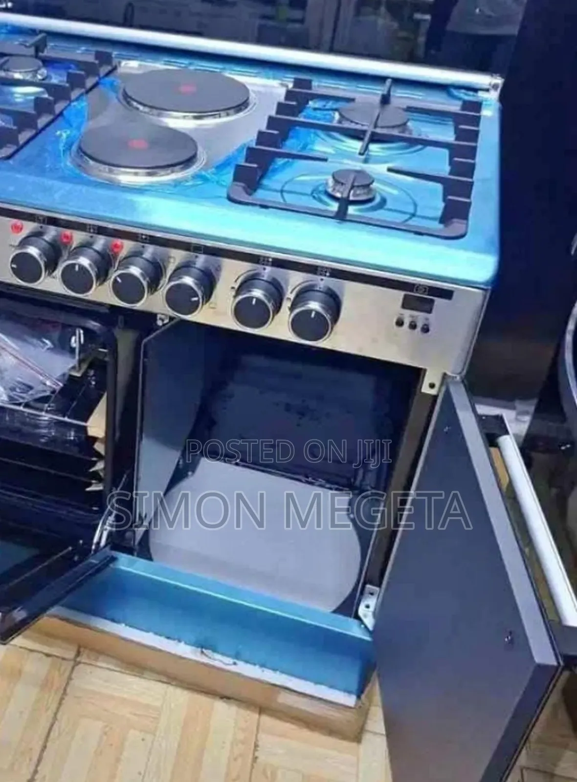 60*90 Haier 4+2 Standing Cooker With Gas Compartment and Sensor