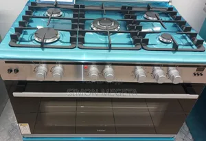60*90 Haier 5 Gas Standing Cooker With Electric Oven and Wok Burner