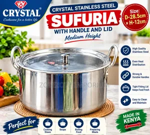 Crystal Stainless Sufuria 7 Litres