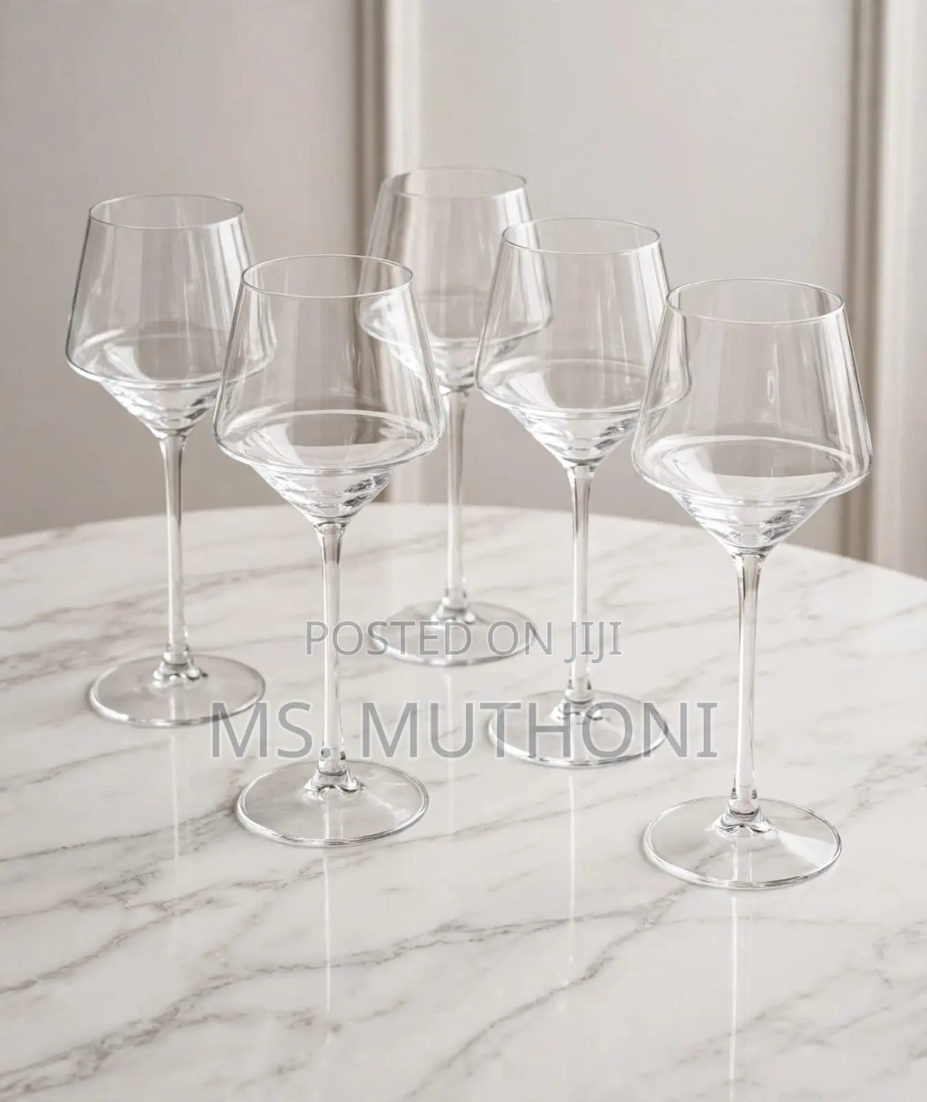 360 Ml  Elegant Wine Glasses (6-Piece Set)