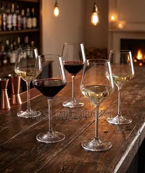 6 PCs ,360 Ml  Sophisticated Wine Glassware