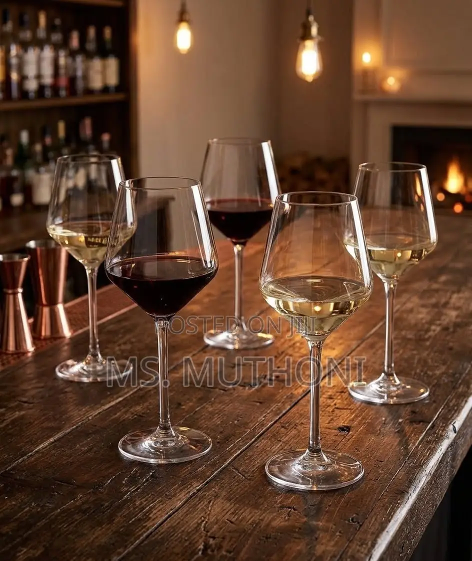6 PCs ,360 Ml  Sophisticated Wine Glassware