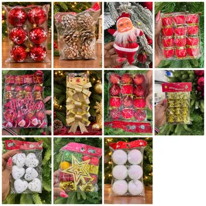 Christmas Tree Balls With Santa