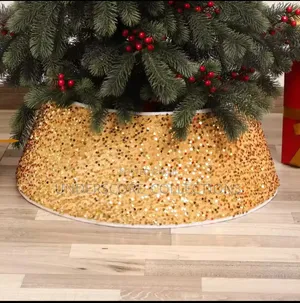 3D Christmas Tree Collar Skirt Decorative Tree Base