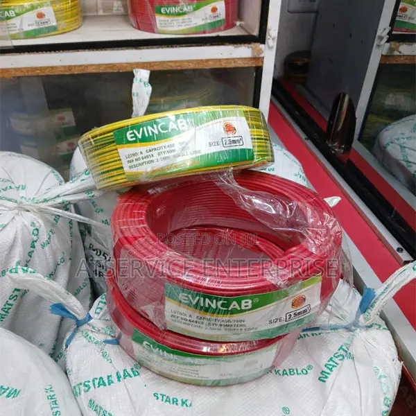 Evincab 2.5mm Single Core Electrical Wire (90 Meters)