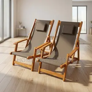 Sun Bed; Elegant Outdoor Lounge Chair for Gardens, Hotels and Resorts