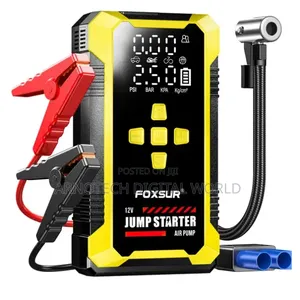 12V Emergency Car Power Supply Jump Starter With Built-in Air Pump