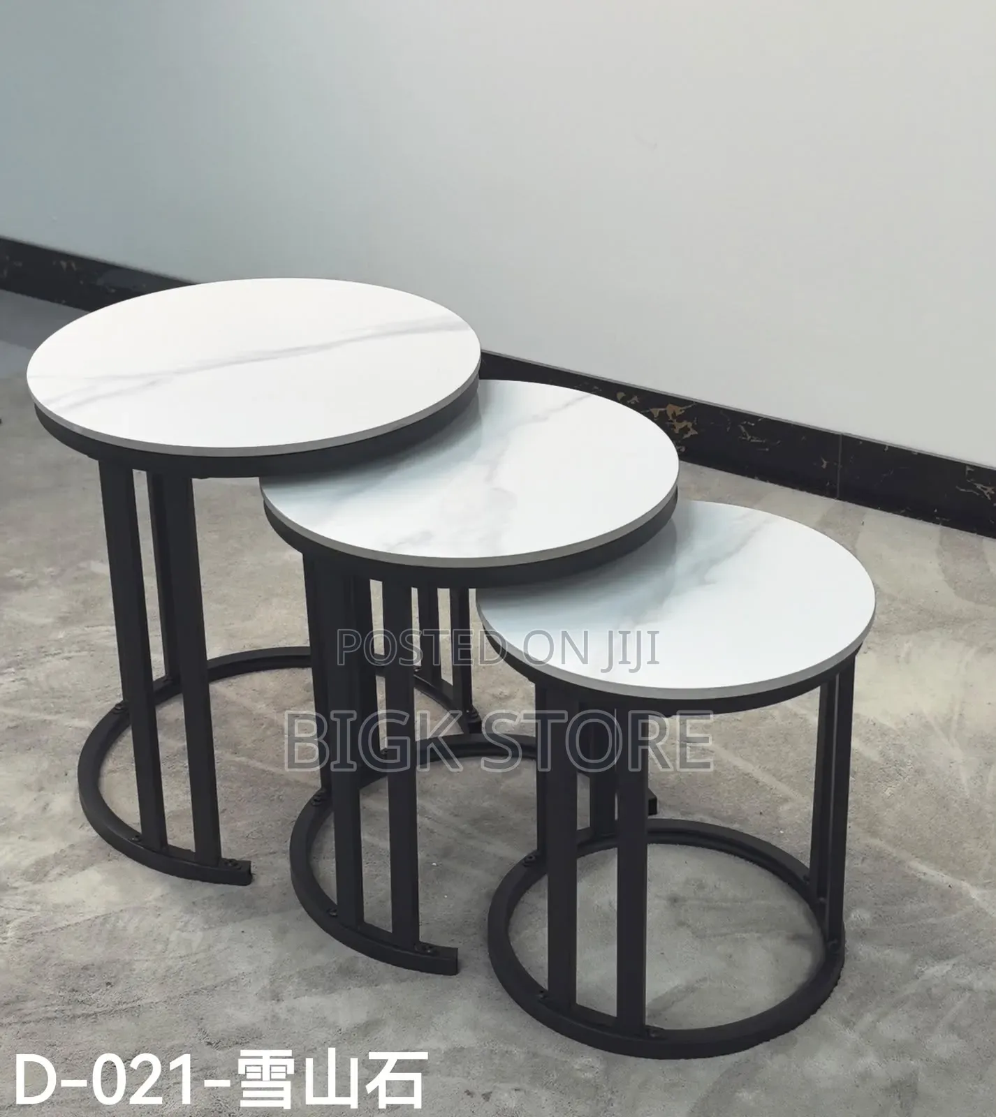 3 in 1 Executive Table (Glass Effect)