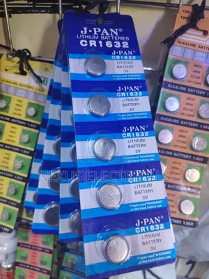 J.Pan CR1632 3V Premium Lithium Coin Batteries (5pcs)