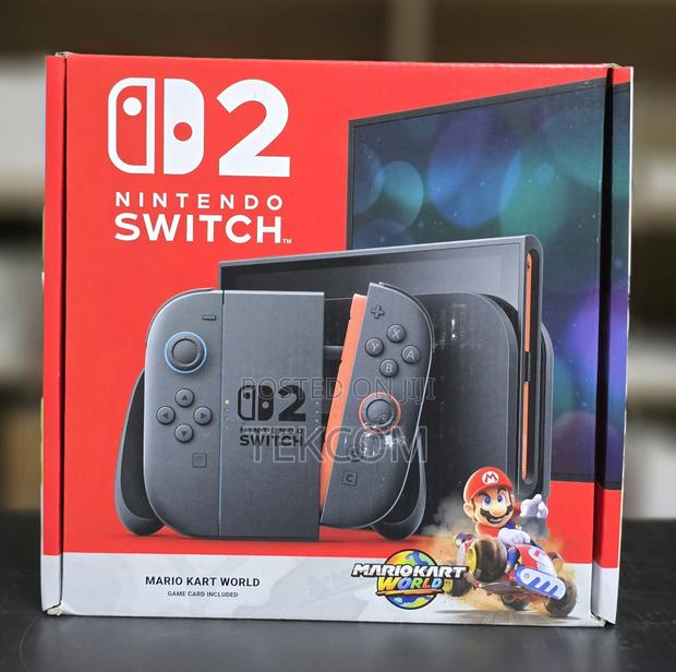 Nintendo Switch With Mario Kart - main view