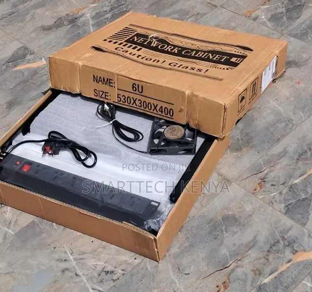 6U Server Cabinet for CCTV DVR NVR and Networking Equipment