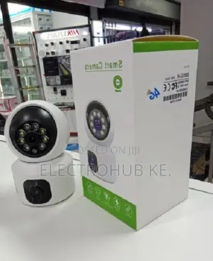 V380 Smart Dual Lens 1080p WiFi Camera - 360° PTZ, Night Vision