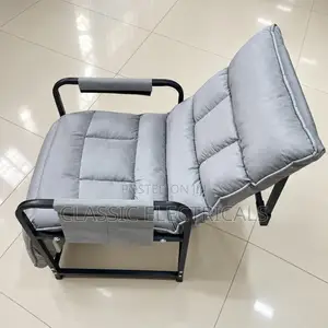 Foldable Reclining Sofa Bed in Gray and Beige at Ksh17499