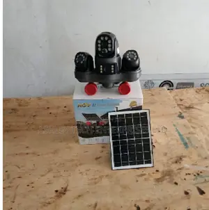 Advanced V380 4 Lens Outdoor Security Camera With Solar Panel