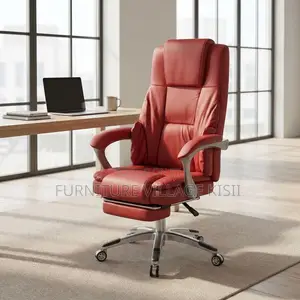 Adjustable Leather Office Chair