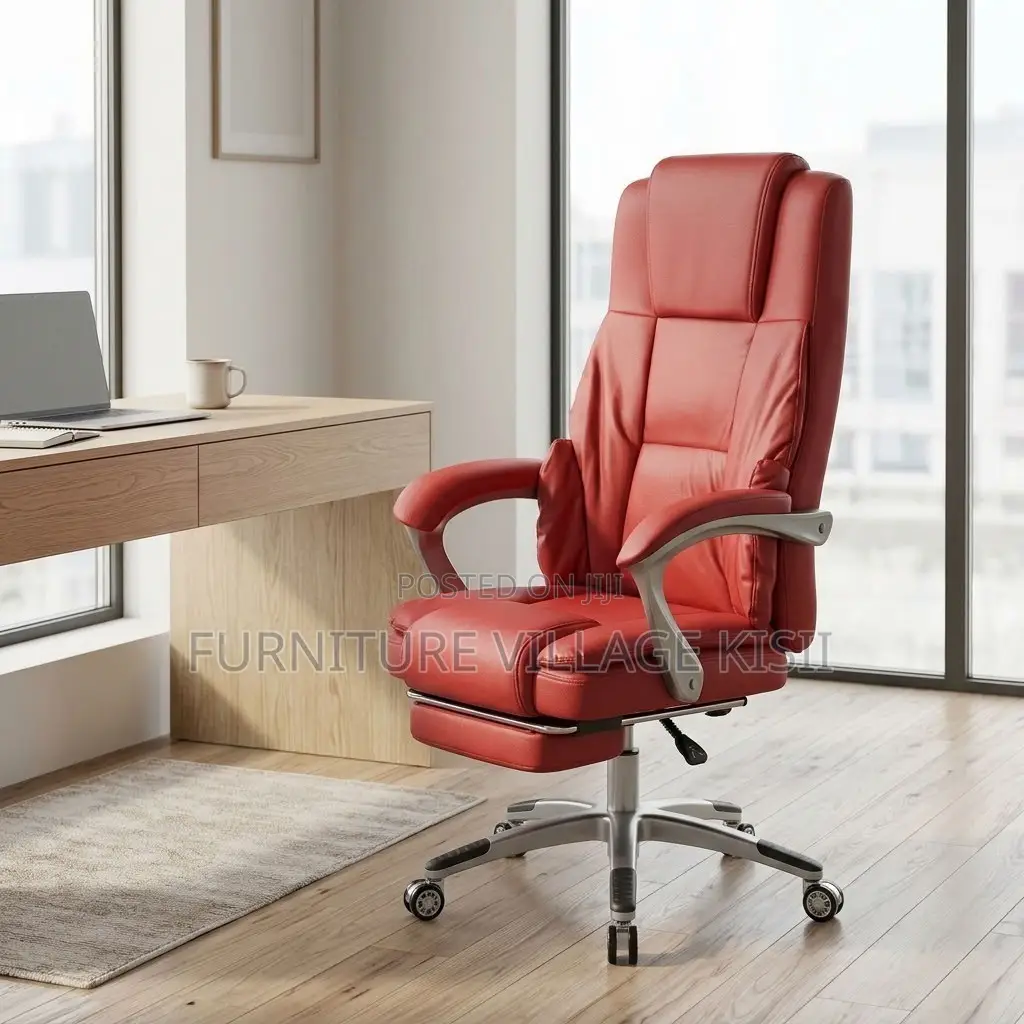 Adjustable Leather Office Chair