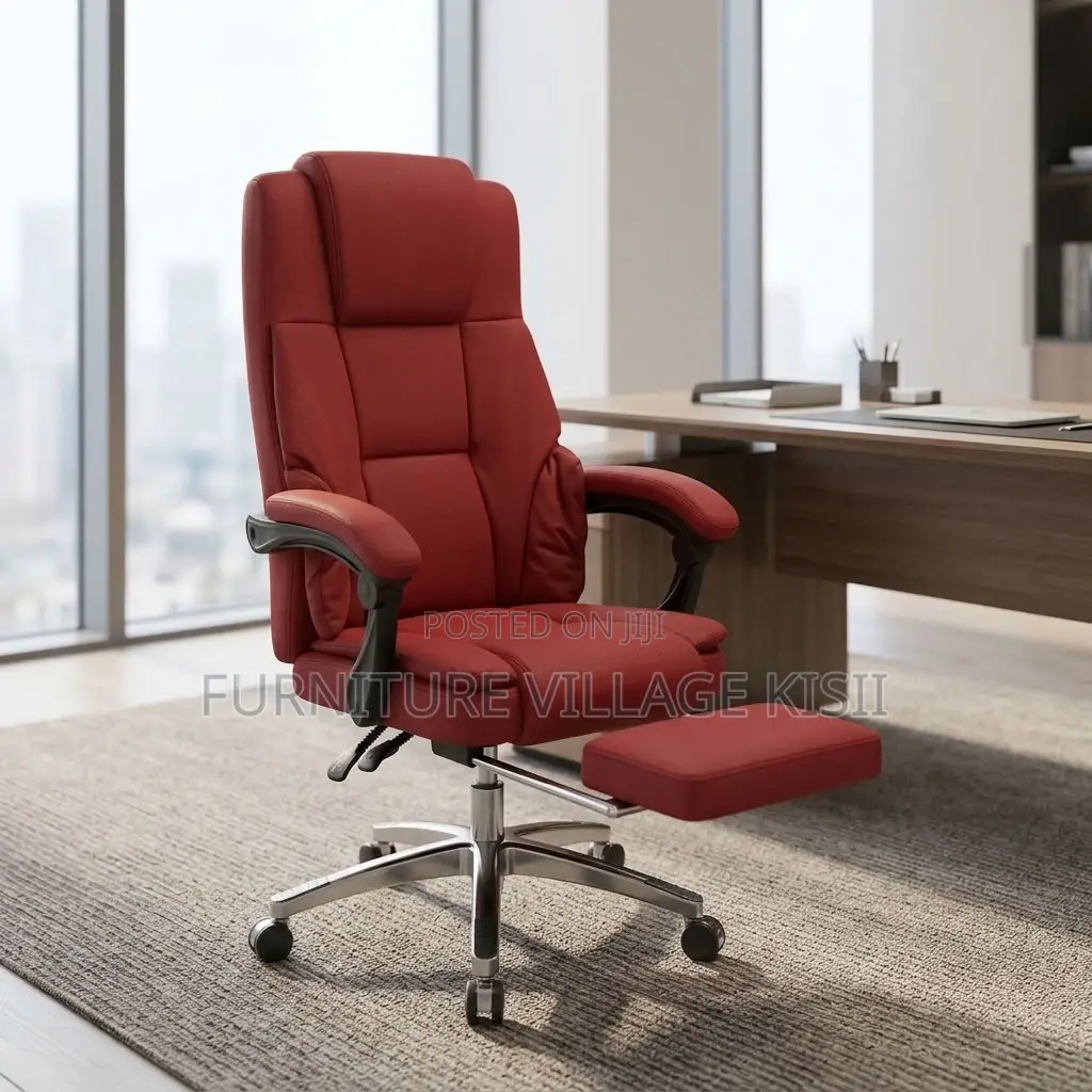 Adjustable Leather Office Chair