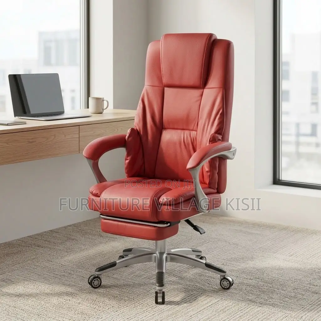 Adjustable Leather Office Chair