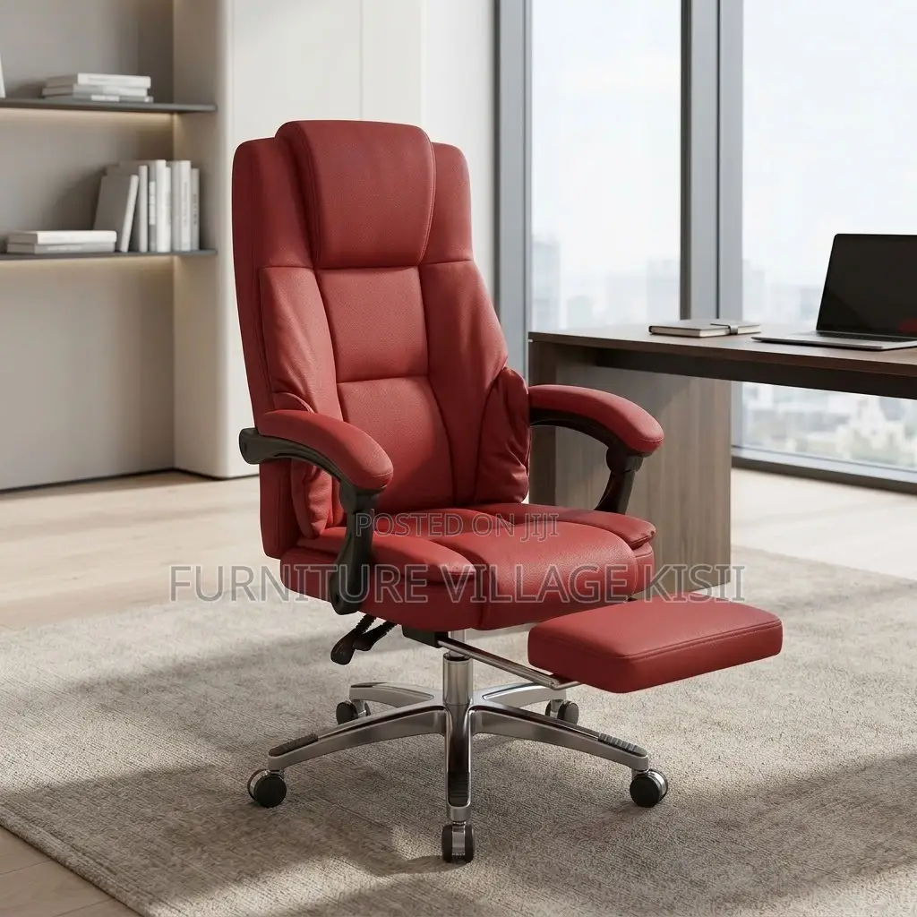Adjustable Leather Office Chair