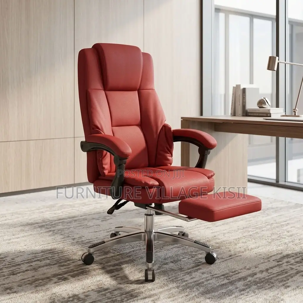 Adjustable Leather Office Chair