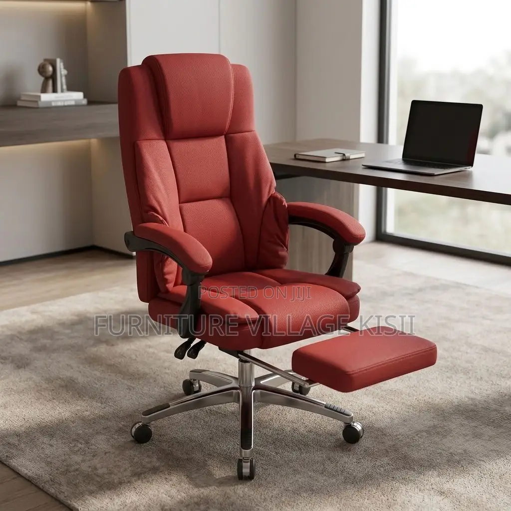 Adjustable Leather Office Chair