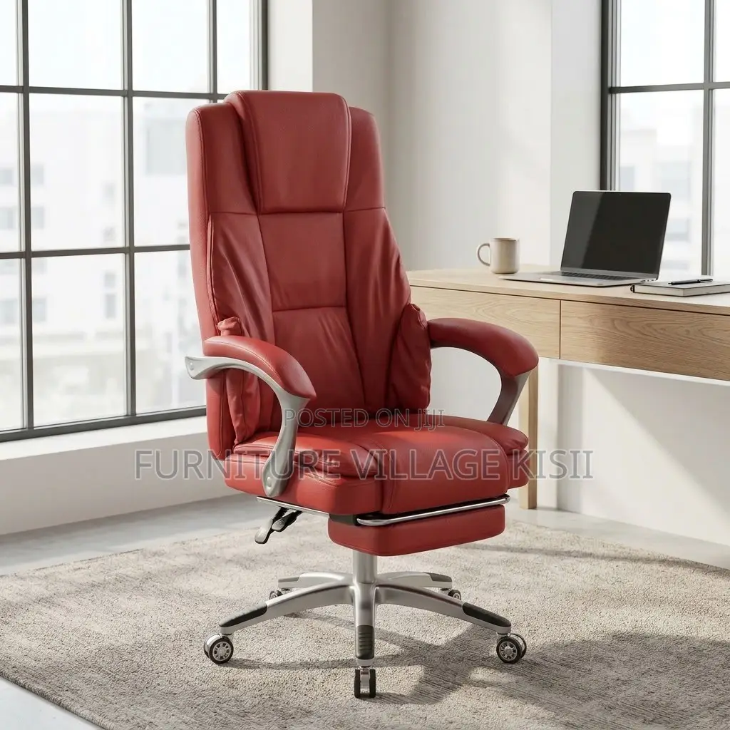 Adjustable Leather Office Chair