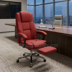 Adjustable Leather Office Chair