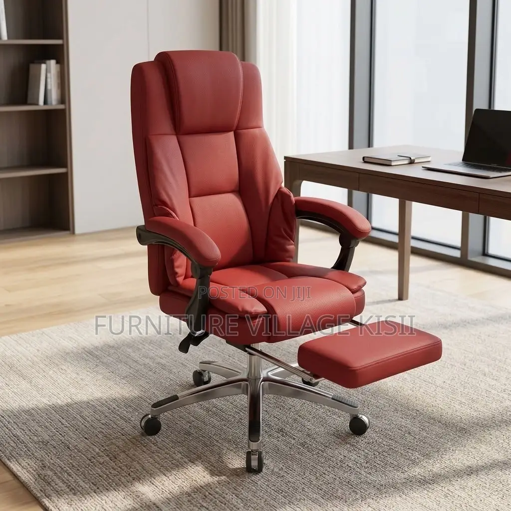 Adjustable Leather Office Chair
