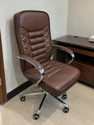 Office Chair;Luxury High Back Leather Office Chair