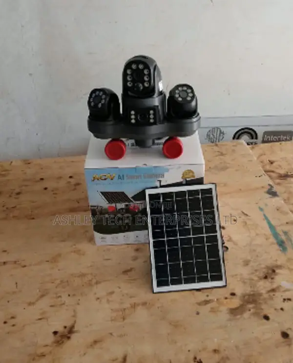 Premium V380 Solar Powered Four Lens CCTV Camera