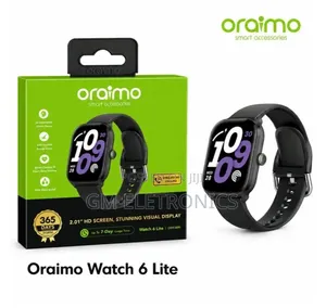 Oraimo Watch 6 Lite Smartwatch – OSW-809(Black)