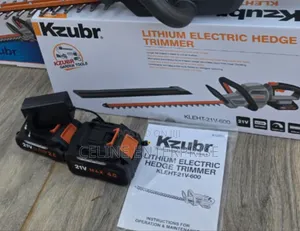 KZUBR Cordless Hedge Cutter With 2 Batteries and Charger