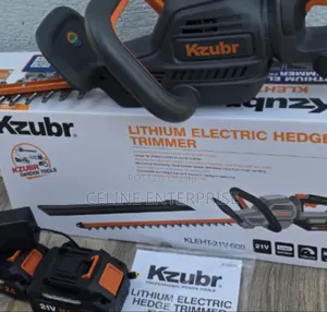 KZUBR Rechargeable Electric Hedge Trimmer – Complete Kit