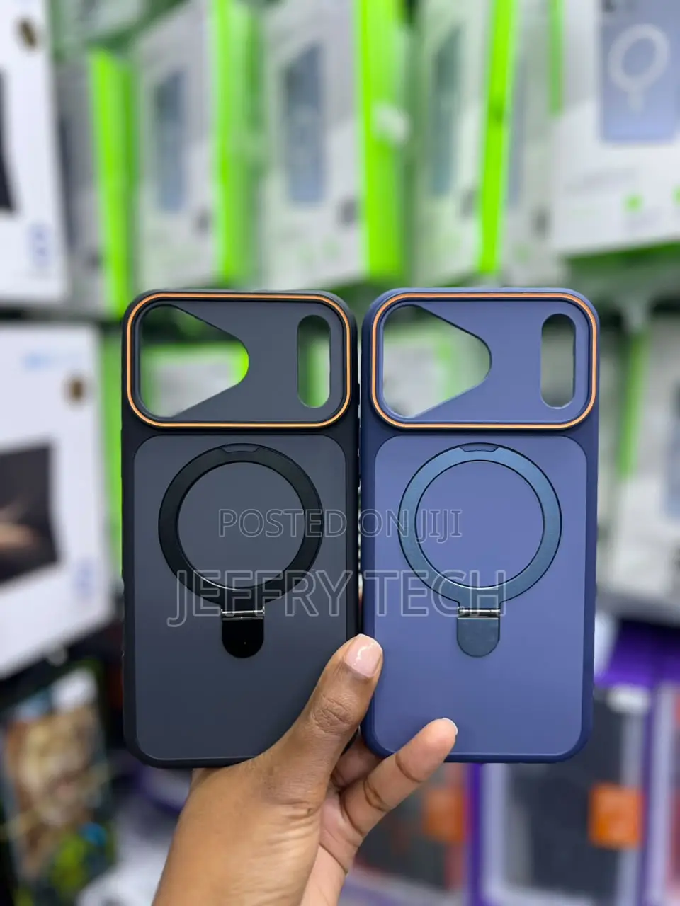 Premium Shockproof Matte MagSafe Case With a Foldable iPhone 15 Pro