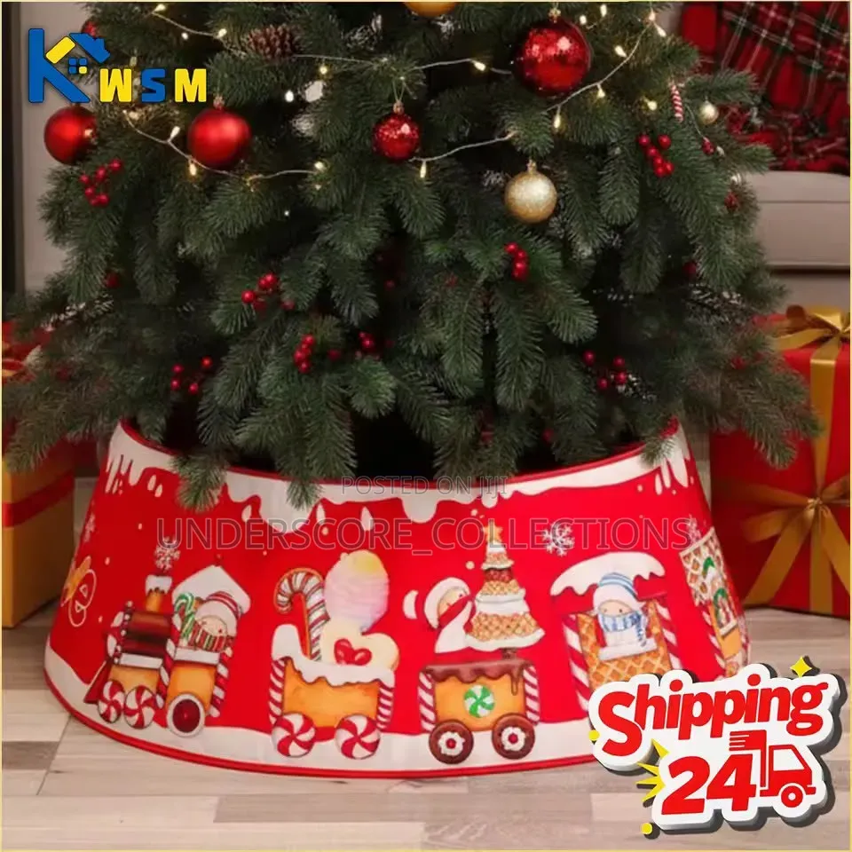 3D Christmas Tree Collar SkirtDecorative Tree Base