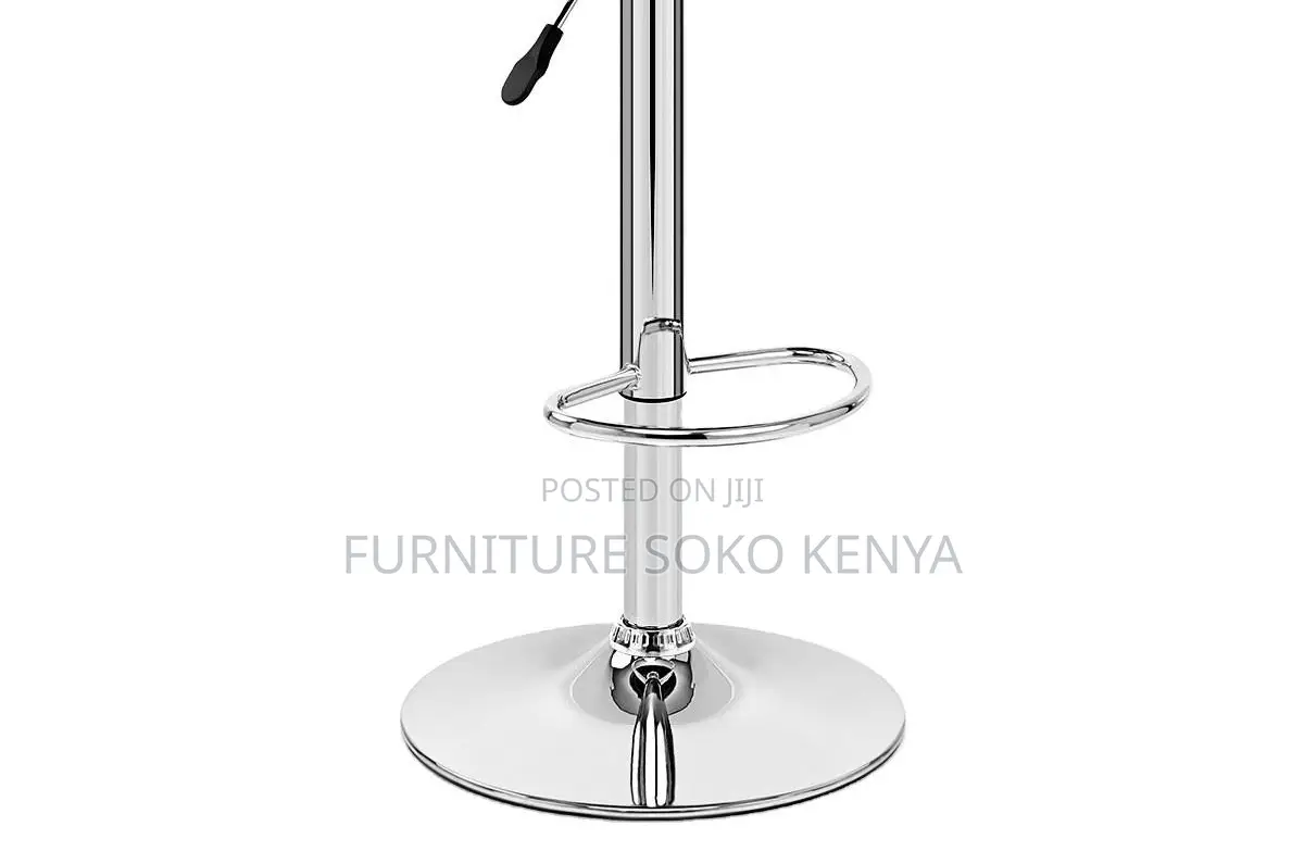 Reclining Bar Stool | Round Modern Leather Barstool
