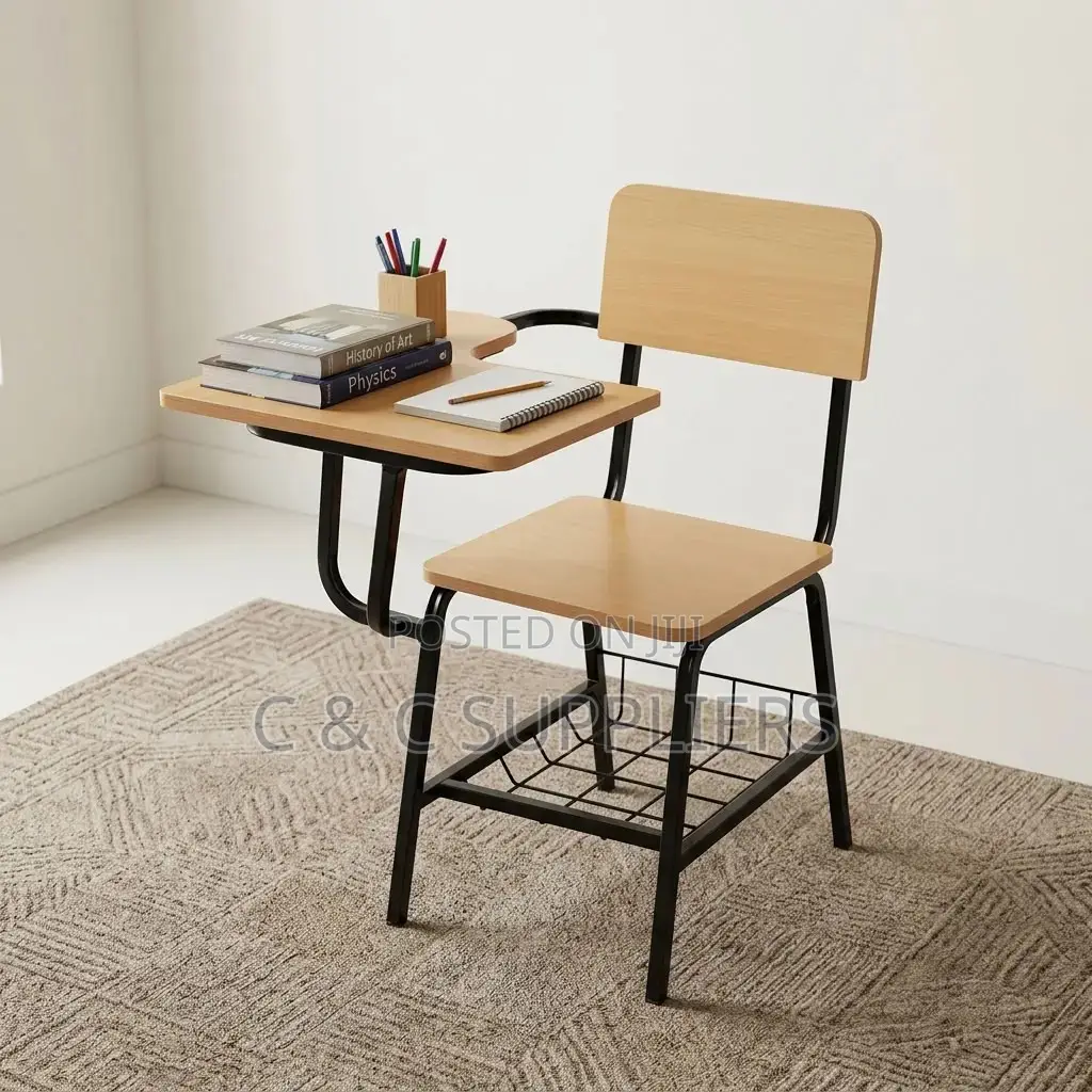 Student Chair With Writing Pad