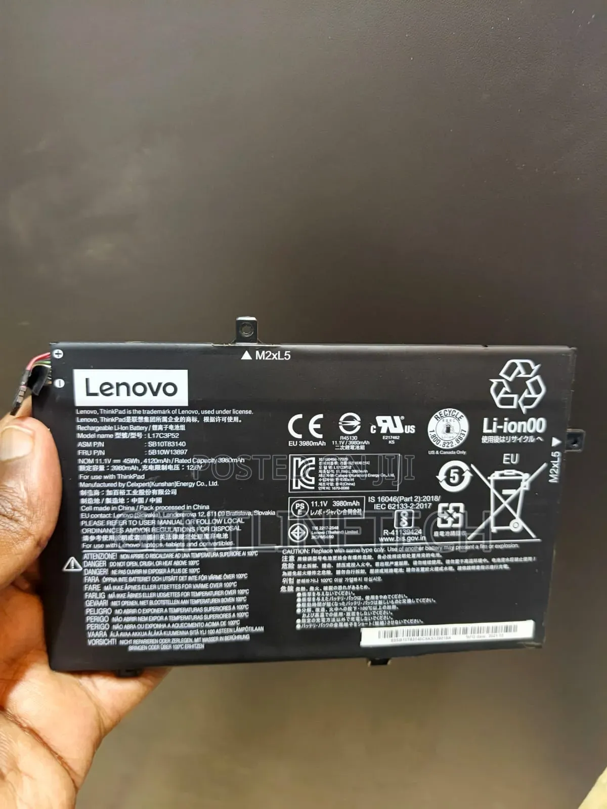 Lenovo ThinkPad Internal Battery Replacement