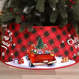 3D Christmas Tree Collar Skirt Decorative Tree Base