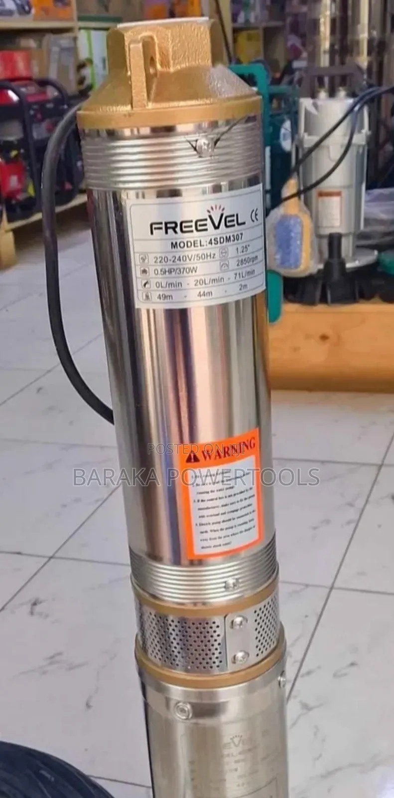 Submersible Water Pump by FREEVEL