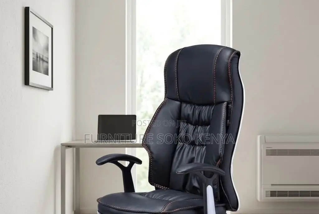 Leather Office Seat | Adjustable | High Chairs