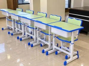 Adjustable School Kid's Desks and Chairs
