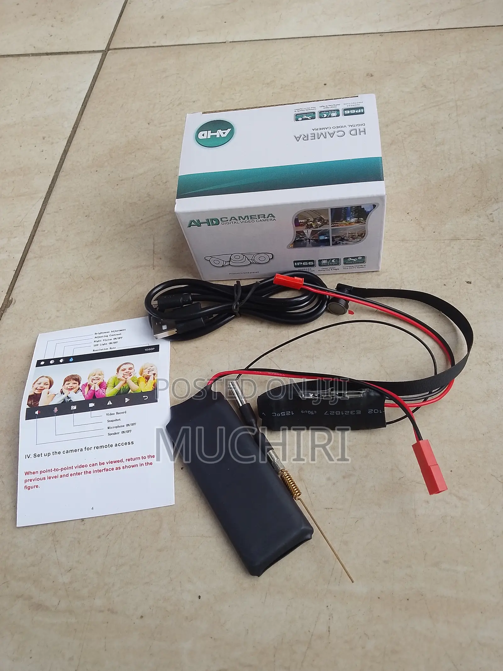 Full HD Pinhole Lens Camera