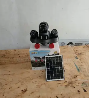 Special V380 Quad Lens Solar Powered Surveillance Camera